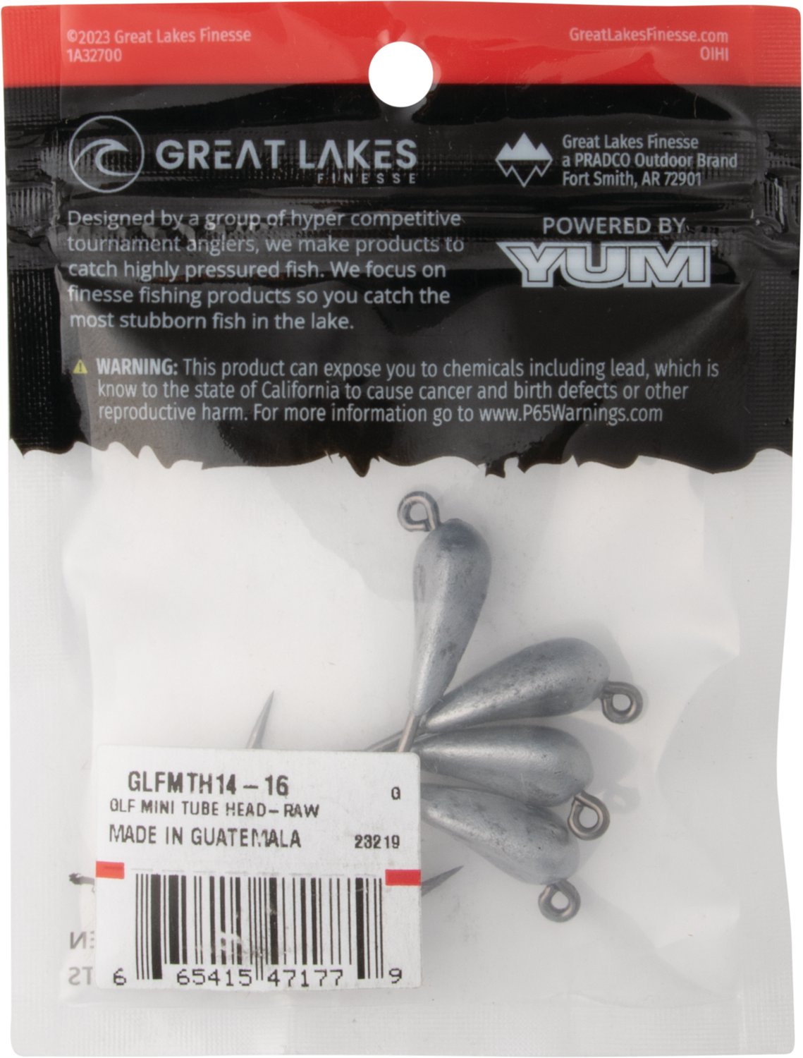 Great Lakes Finesse Mini Tube Head Bait 4-Pack - view number 8