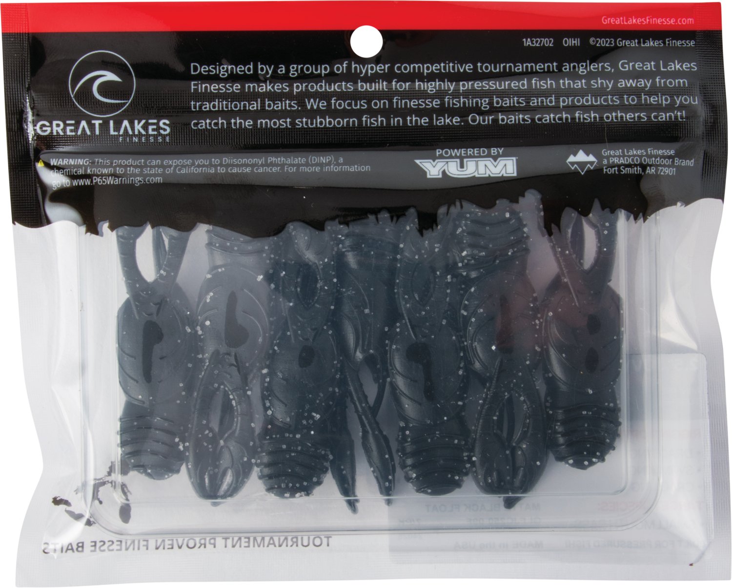 Great Lakes Finesse 2-1/2 in Juvy Craw Tube 7-Pack - view number 8