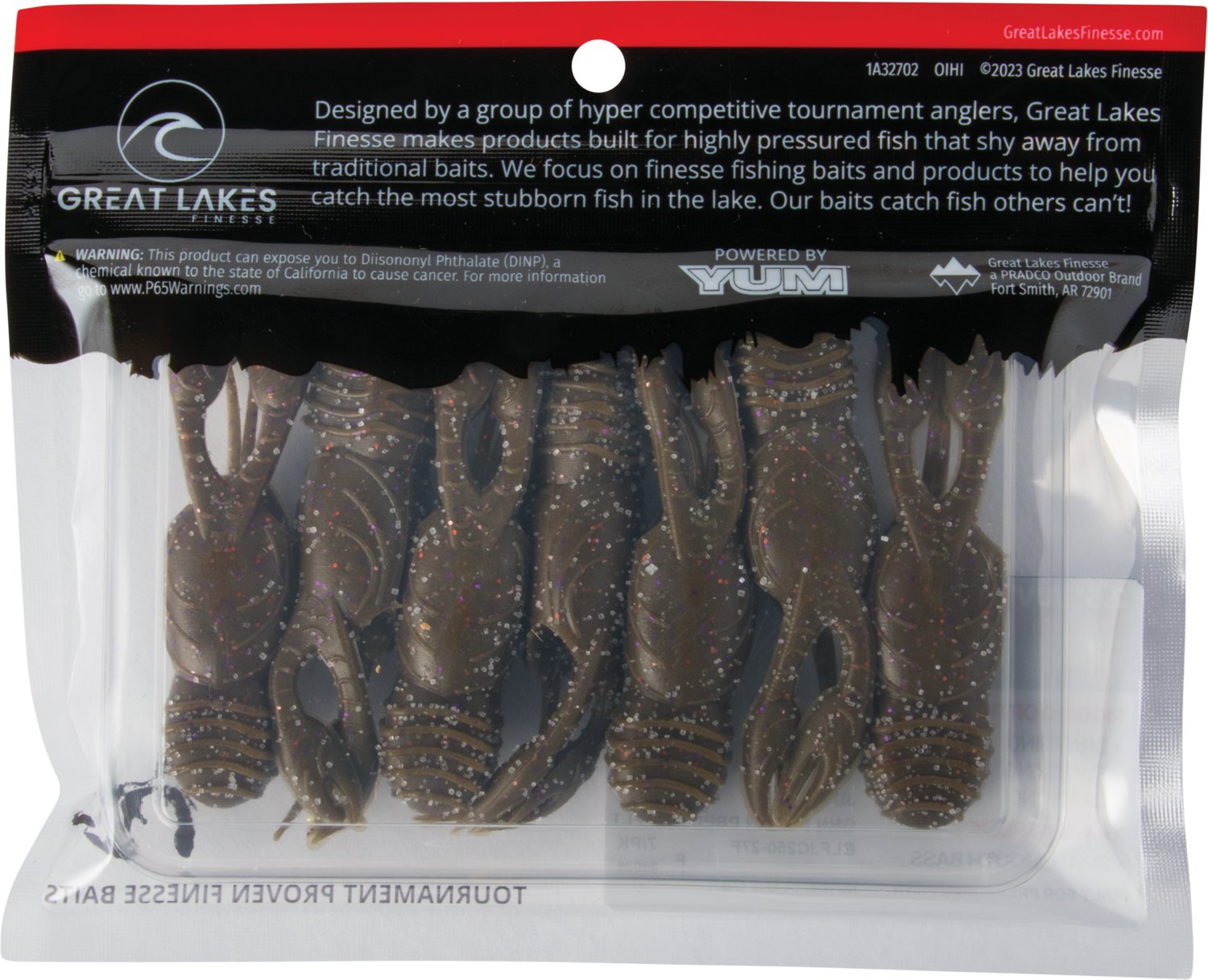 Great Lakes Finesse 2-1/2 in Juvy Craw Tube 7-Pack - view number 8