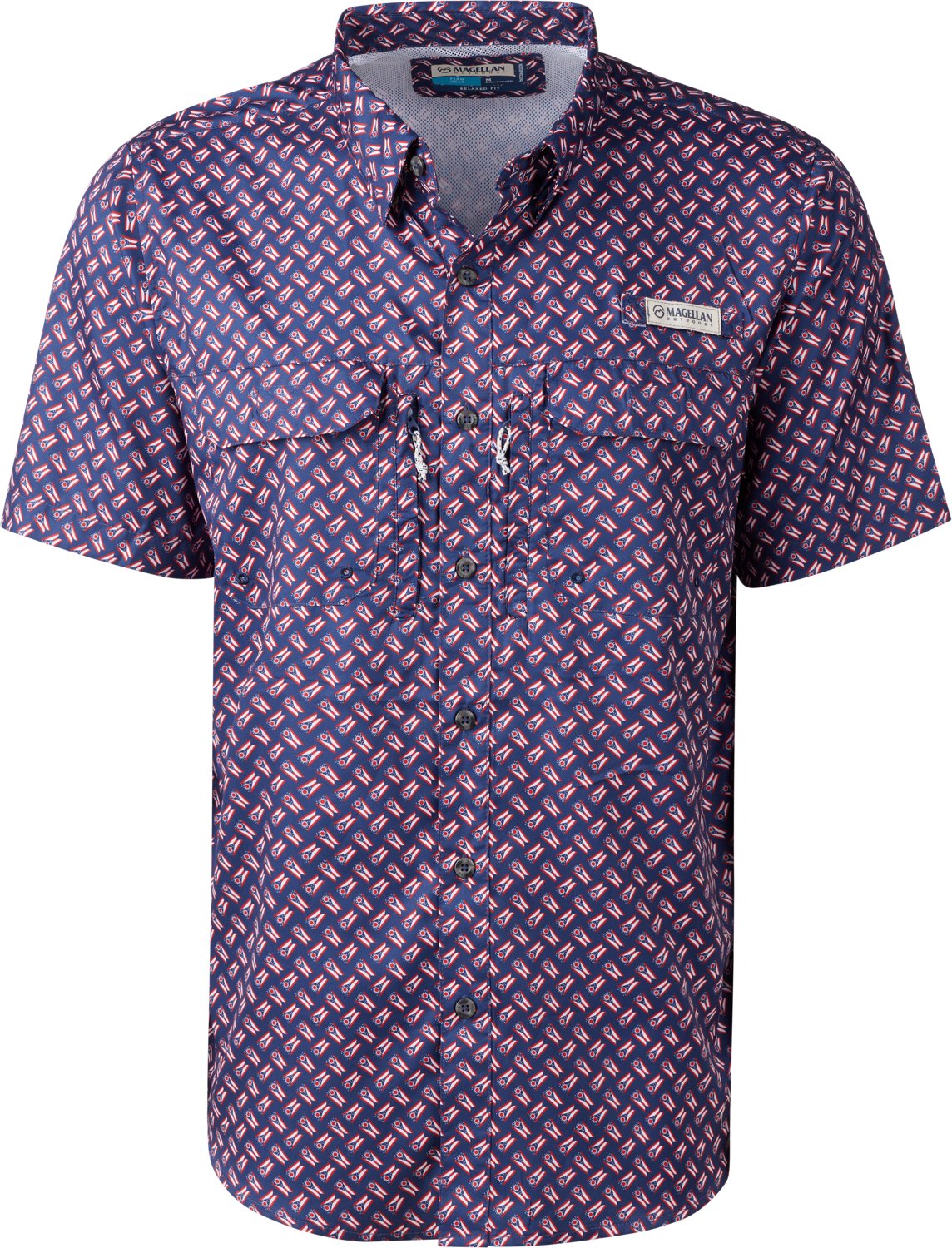 Magellan Outdoors Men's Local State Ohio Print Short Sleeve Shirt                                                                - view number 1