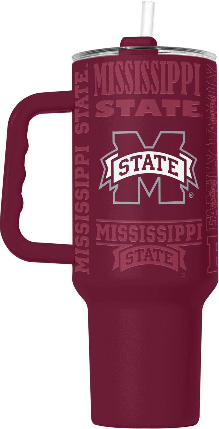 Logo Brands Mississippi State 40 oz Replay Powder Coat Tumbler - view number 3