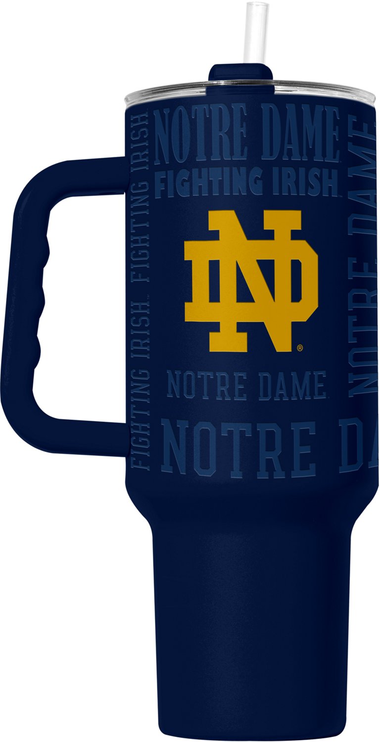 Logo Brands Notre Dame 40 oz Replay Powder Coat Tumbler - view number 2