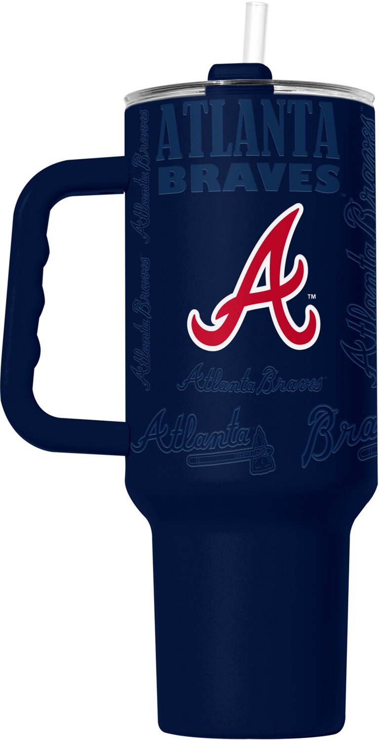 Logo Brands Braves 40 oz Replay Powder Coat Tumbler - view number 2