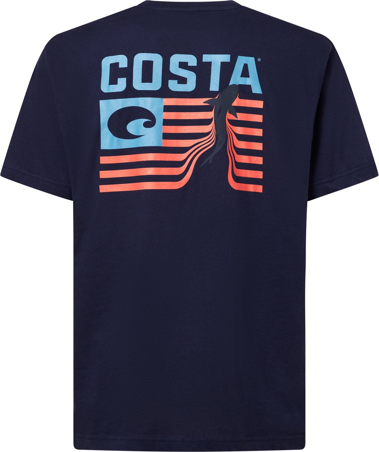 Costa Del Mar Men's Americana Shark Flag Short Sleeve T-shirt - view number 2