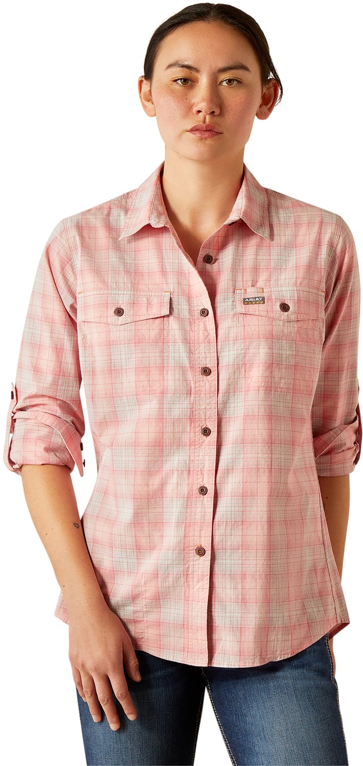 Ariat Women's Rebar Made Tough DuraStretch Long Sleeve Work Shirt - view number 5