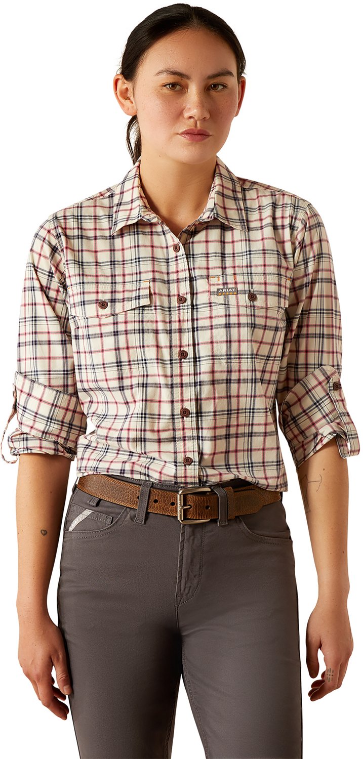 Ariat Women's Rebar Made Tough DuraStretch Long Sleeve Work Shirt - view number 6