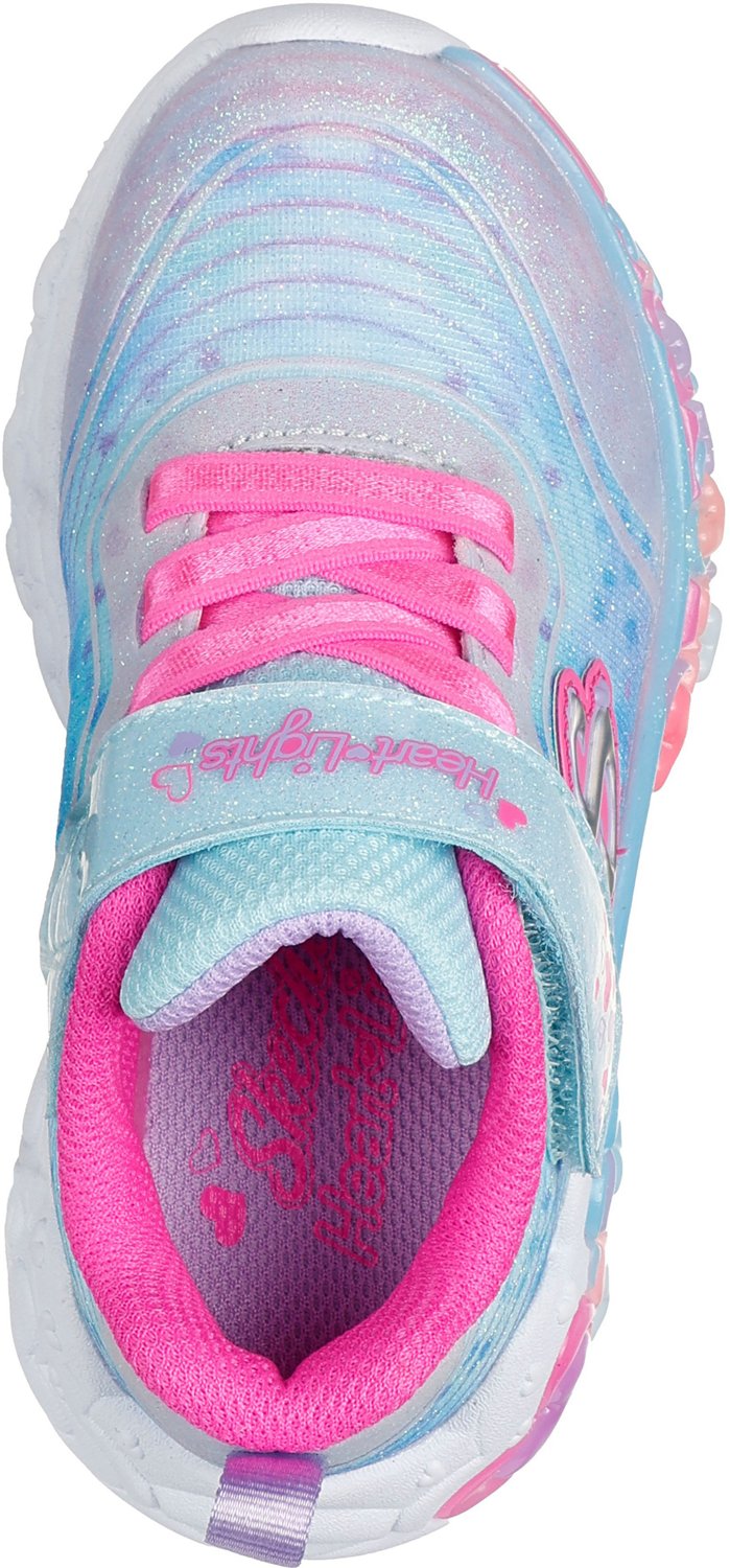 SKECHERS Girls' S-Lights Eternal Heart Lights Shoes - view number 4