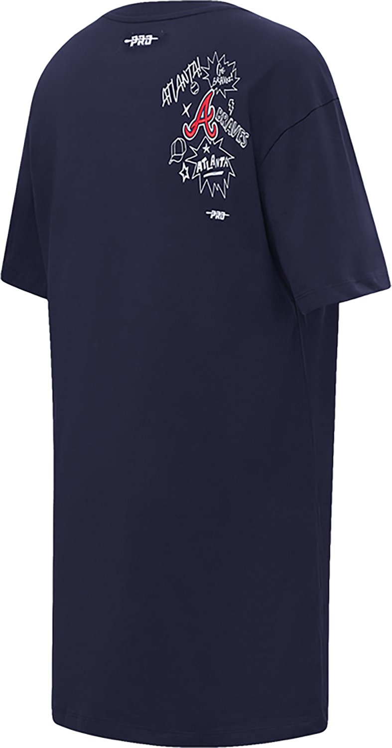 Pro Standard Women's Atlanta Braves Sketchbook T-shirt Dress - view number 5