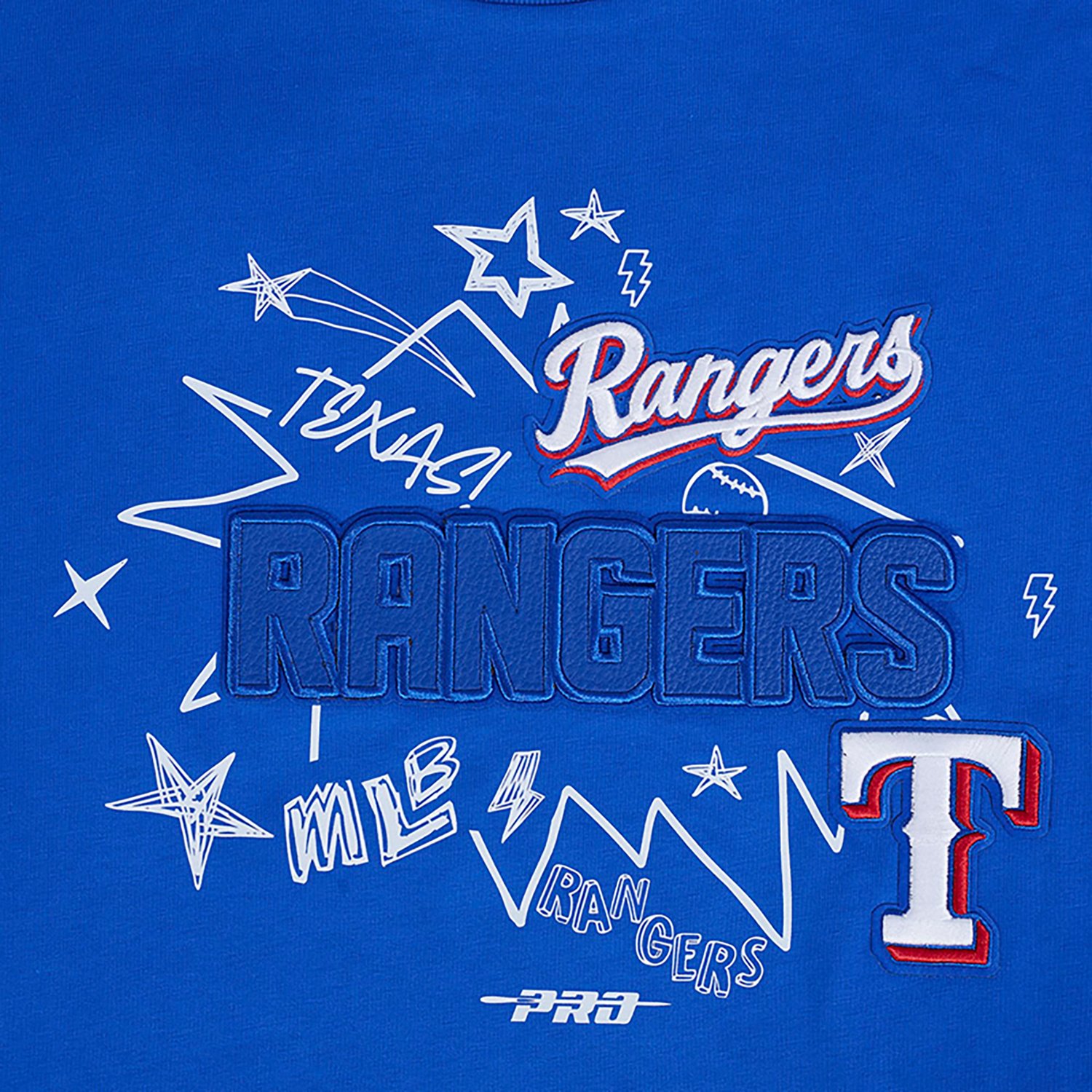 Pro Standard Women's Texas Rangers Sketchbook T-shirt Dress - view number 5