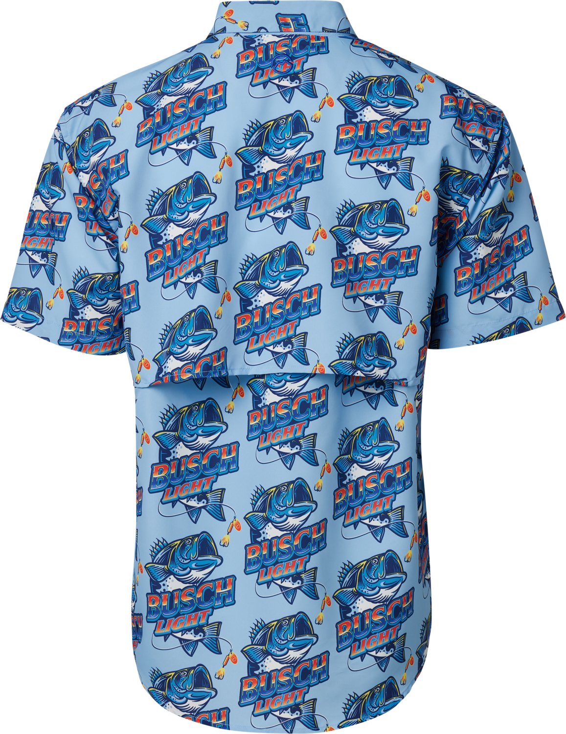 Magellan Outdoors Men's Laguna Madre Busch Light Summer Catch Fishing Shirt                                                      - view number 2