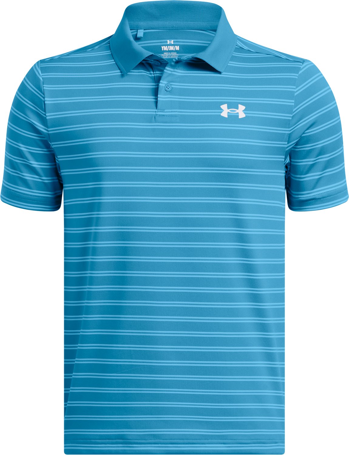 Under Armour Boys' Performance Stripe Polo Shirt                                                                                 - view number 1