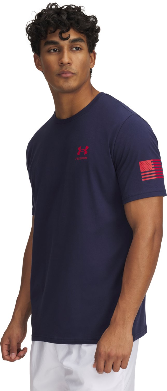 Under Armour Men's Freedom Flag Gradient Short Sleeve T-shirt                                                                    - view number 1