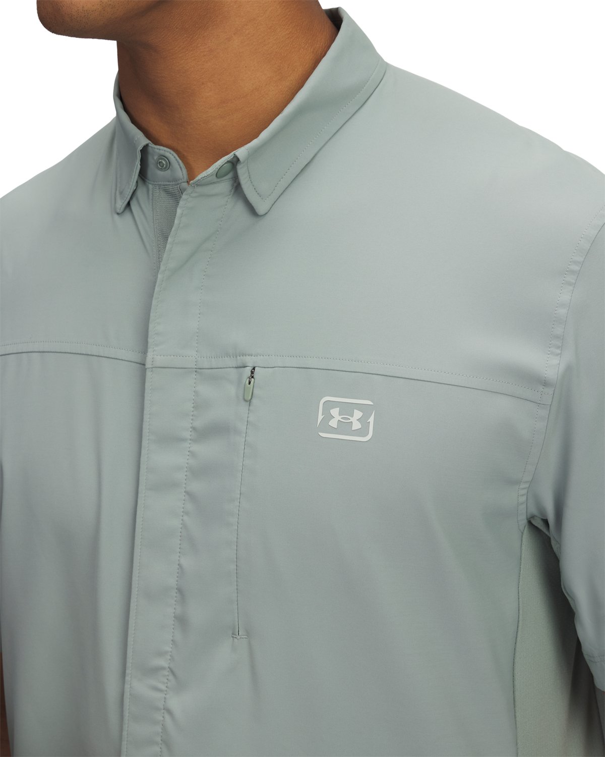 Under Armour Men's Shorebreak Hybrid Woven Short Sleeve Shirt - view number 3