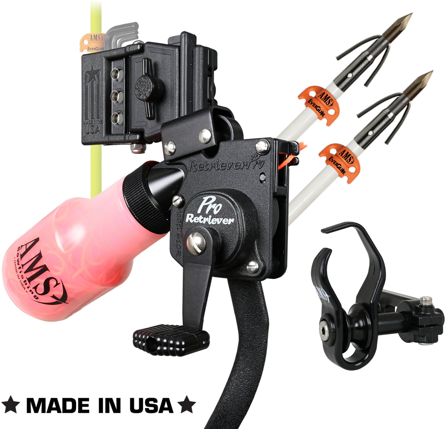 AMS Retriever Pro 610-CMB-RH Bowfishing Reel Right-handed Combo Kit                                                              - view number 3