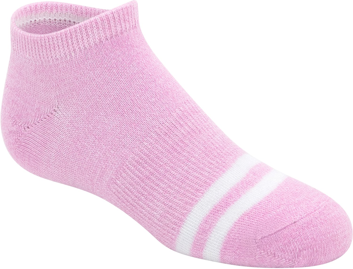 BCG Kids’ Marls Varsity Stripes No Show Socks 6-Pack - view number 2