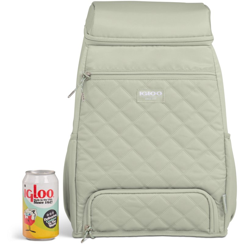 Igloo Duo 20 Can Softsides Backpack Light Green - Prsnl Coolrs Soft/Hard at Academy Sports