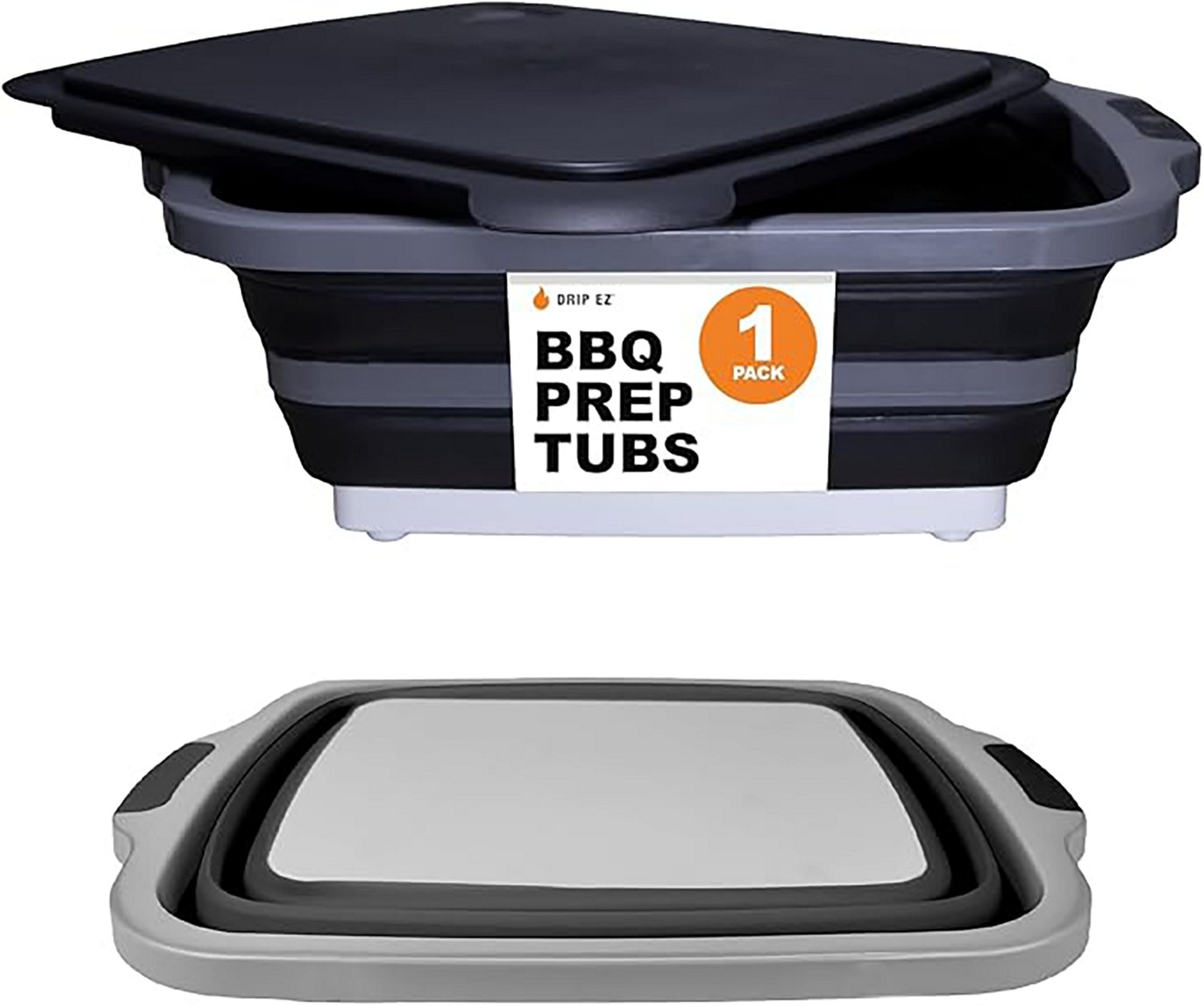 Drip EZ XL Collapsible BBQ Prep Tub with Locking Lid                                                                             - view number 7