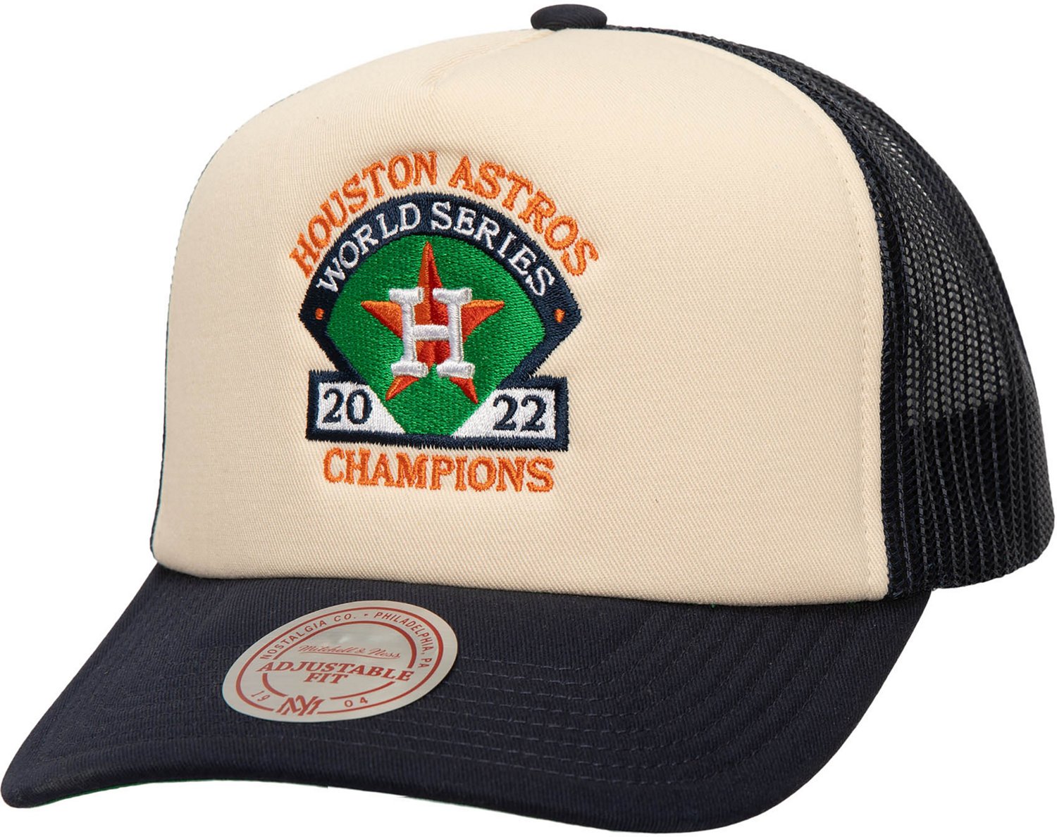 Mitchell & Ness Men's Houston Astros Bases Loaded Trucker Cap - view number 4
