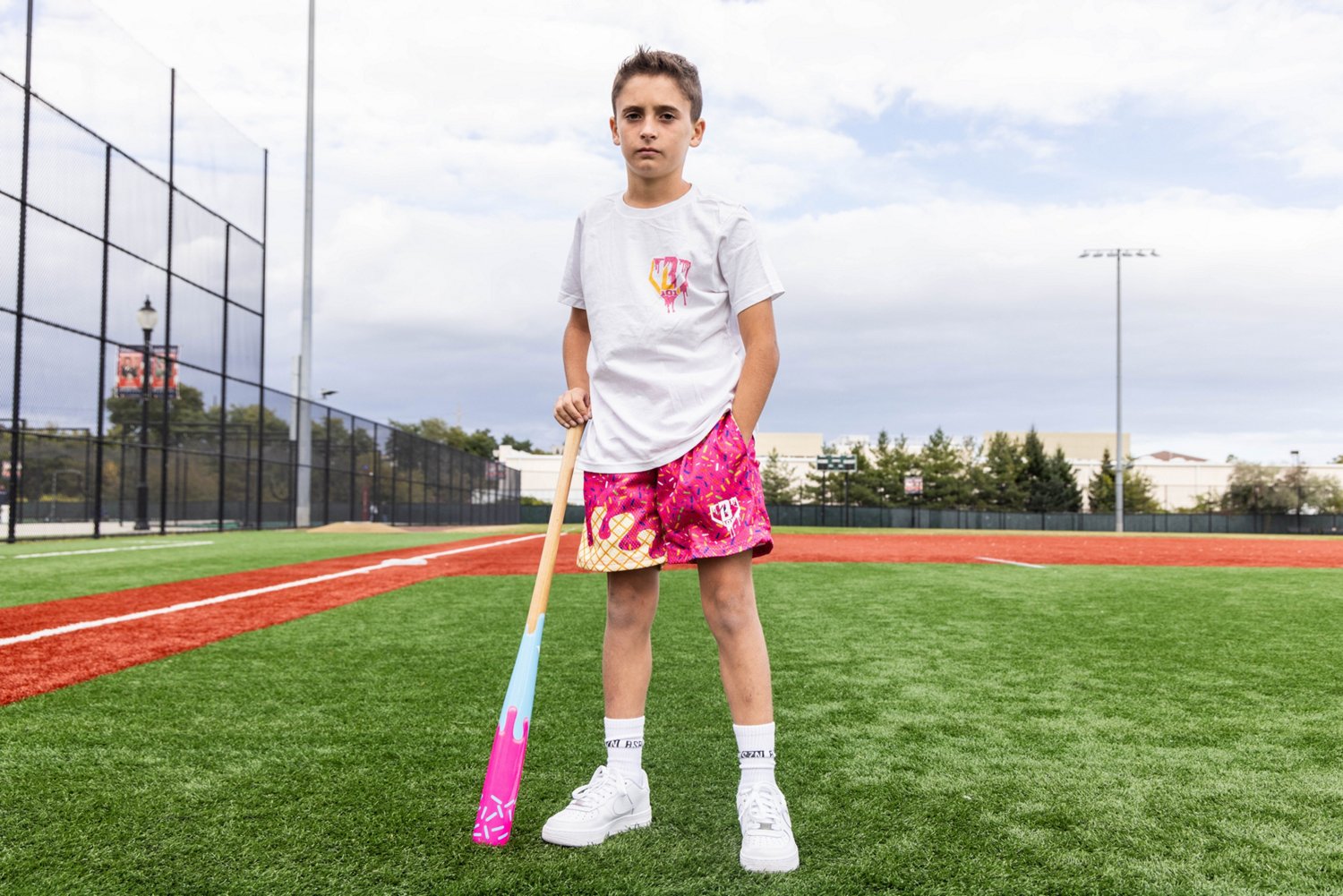 Baseball Lifestyle 101 Youth Ice Cream Shorts 5 in                                                                               - view number 3
