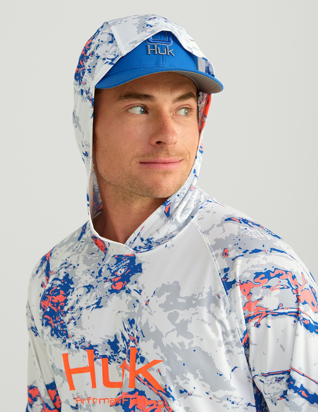 Huk Men's Mossy Oak Pursuit Hoodie - view number 3