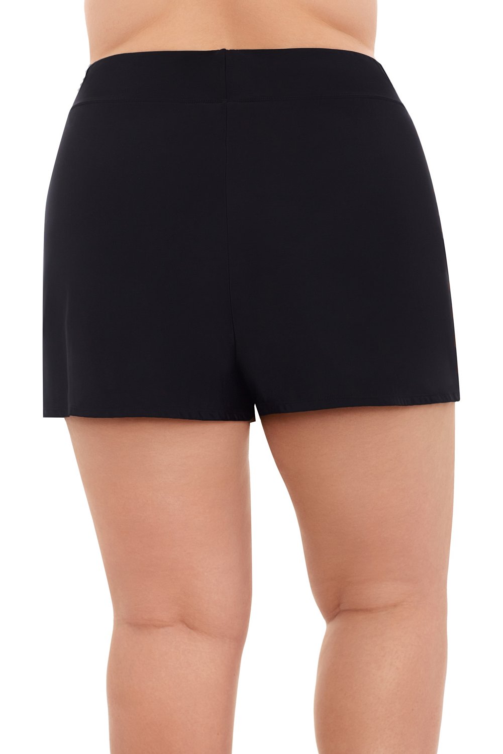 Swim Solutions Women's Plus Size Boy Short Swim Bottoms - view number 2
