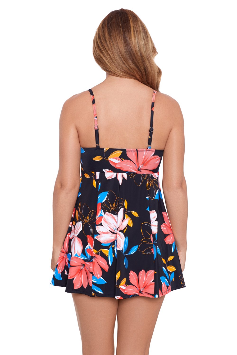 Swim Solutions Women's Floral Park Empire Swimdress - view number 2