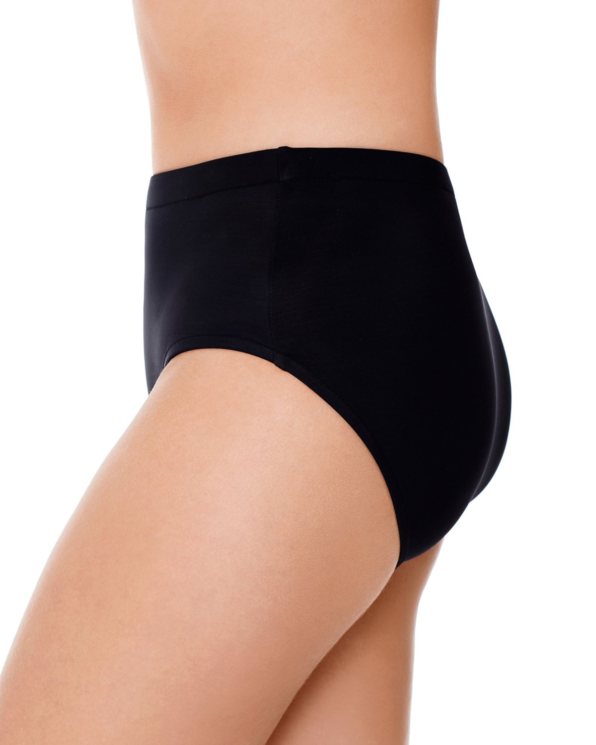 Swim Solutions Women's Solid Basic Brief Bottoms - view number 3