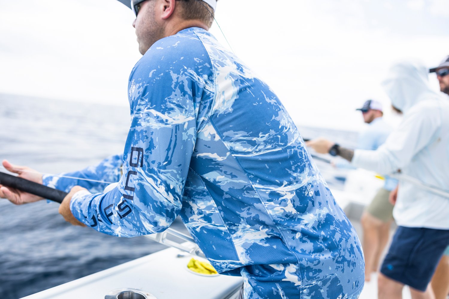 Huk Men's Pursuit Mossy Oak Crew Long Sleeve Shirt - view number 7