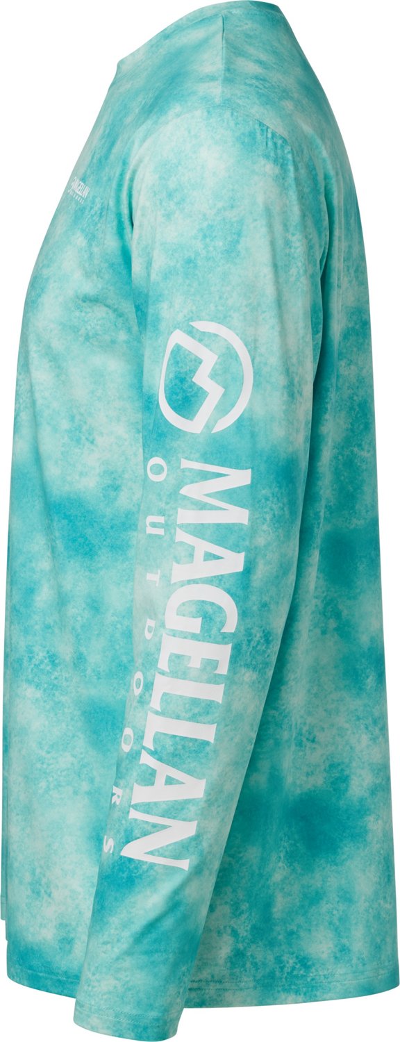 Magellan Outdoors Men's Casting Crew Wash Long Sleeve T-shirt                                                                    - view number 3