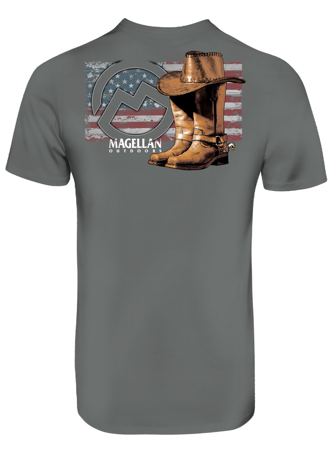 Magellan Outdoors Men's Boot Flag Short Sleeve Graphic T-shirt