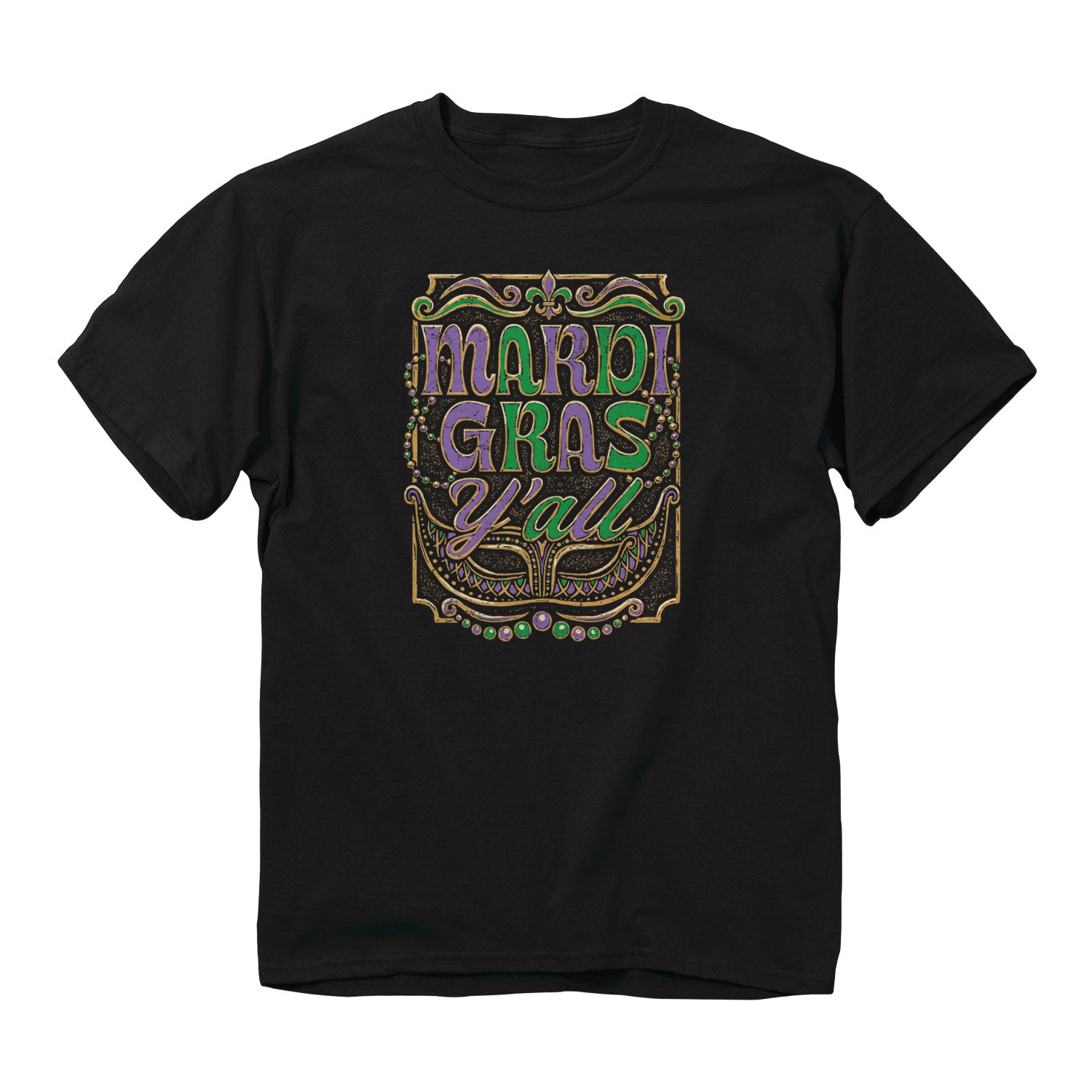 Academy Sports + Outdoors Men's Mardi Gras Y’all Graphic T-shirt