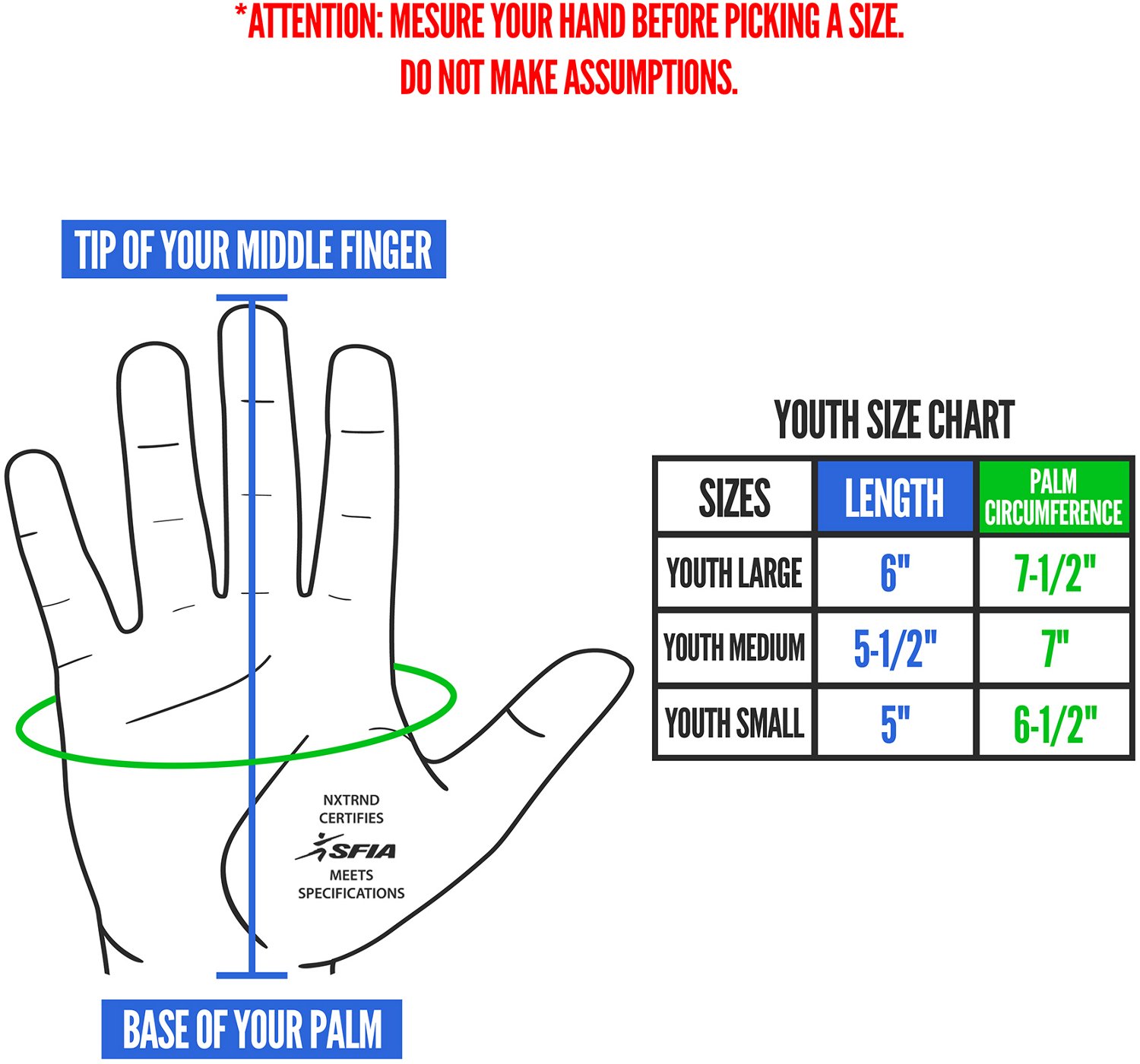 NXTRND Youth G1 Football Gloves                                                                                                  - view number 5