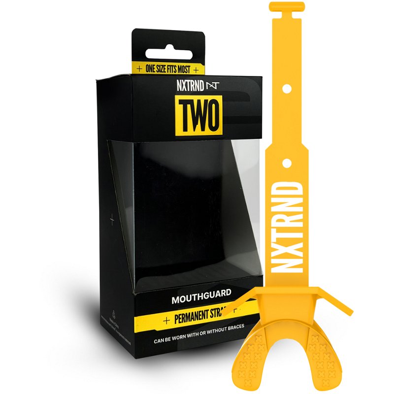 NXTRND Adult TWO Football Mouthguard Yellow - Football Equipment at Academy Sports