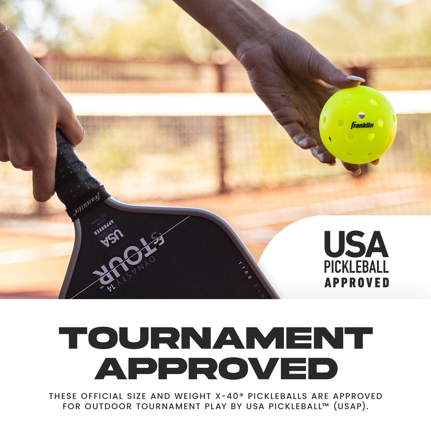 Franklin X-40 Performance Outdoor Pickleball Balls                                                                               - view number 7