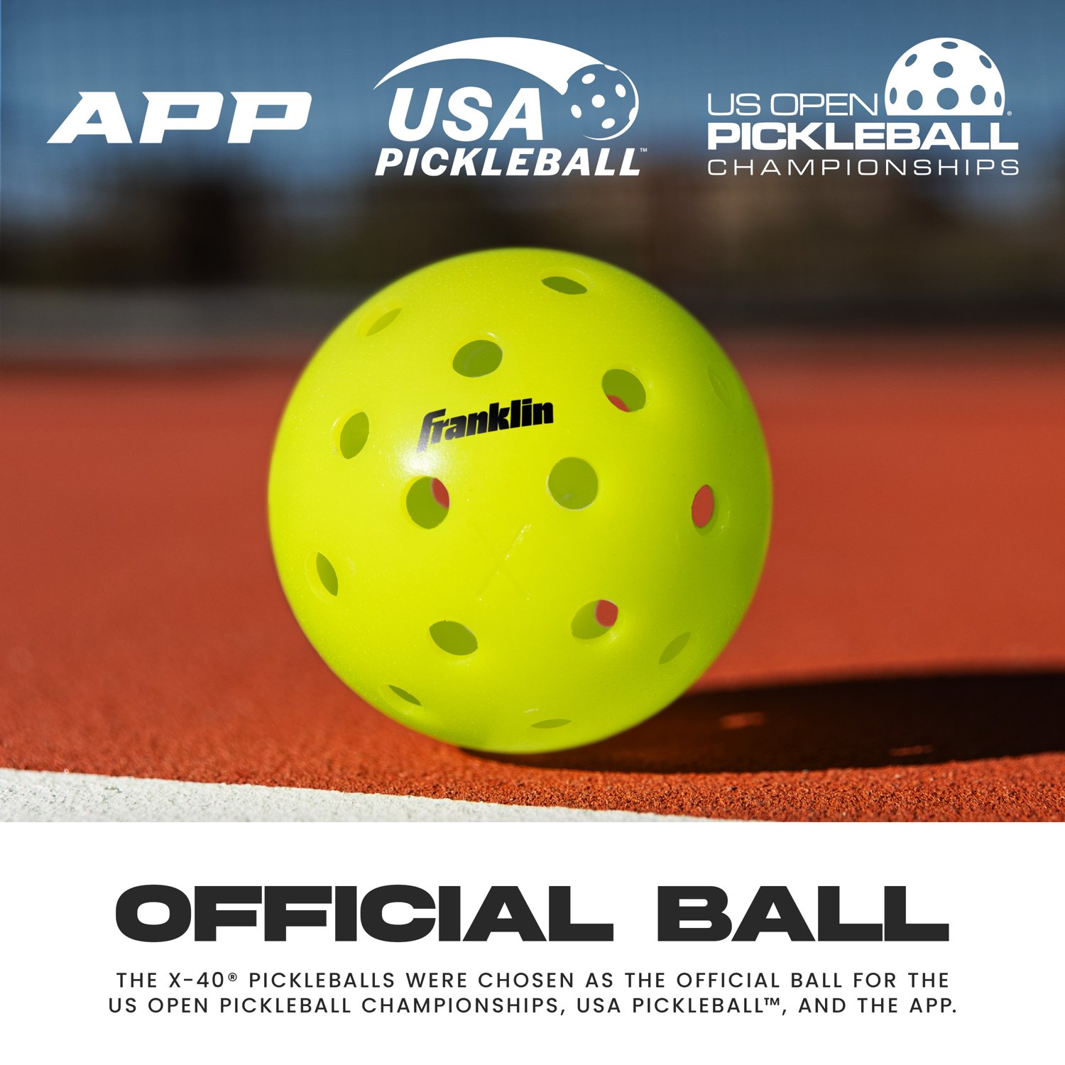 Franklin X-40 Performance Outdoor Pickleball Balls                                                                               - view number 8
