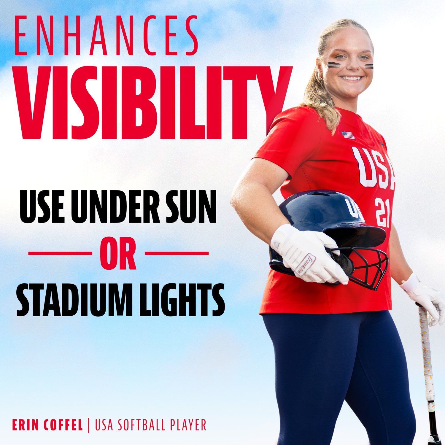 Franklin Baseball Tri-Color Eye Stick                                                                                            - view number 2
