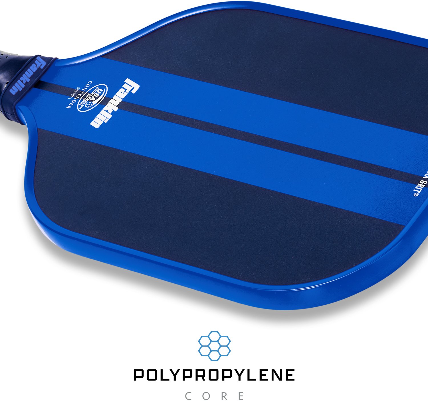 Franklin Sports Pickleball Paddle - Polypropylene Pickleball Paddle - USA Pickleball (USAP) Approved - Navy/Green - view number 5