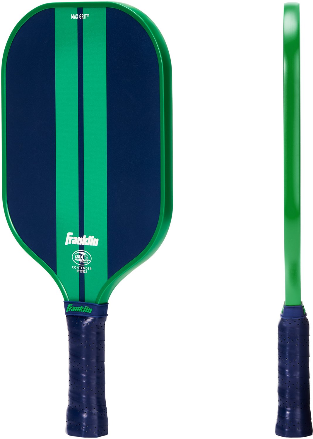 Franklin Sports Pickleball Paddle - Polypropylene Pickleball Paddle - USA Pickleball (USAP) Approved - Navy/Green - view number 2