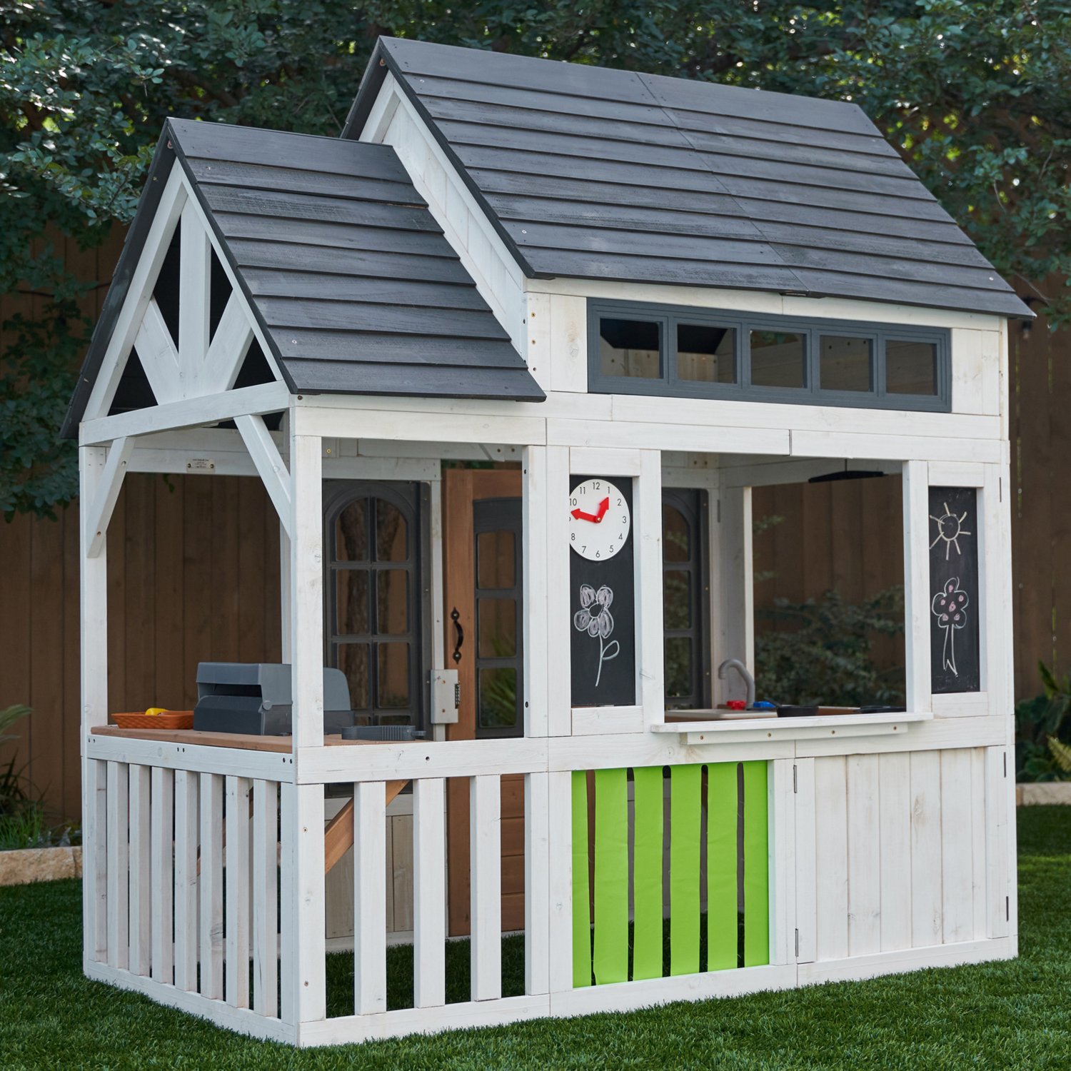 KidKraft Lantana Lane Outdoor Wooden Playhouse - view number 2