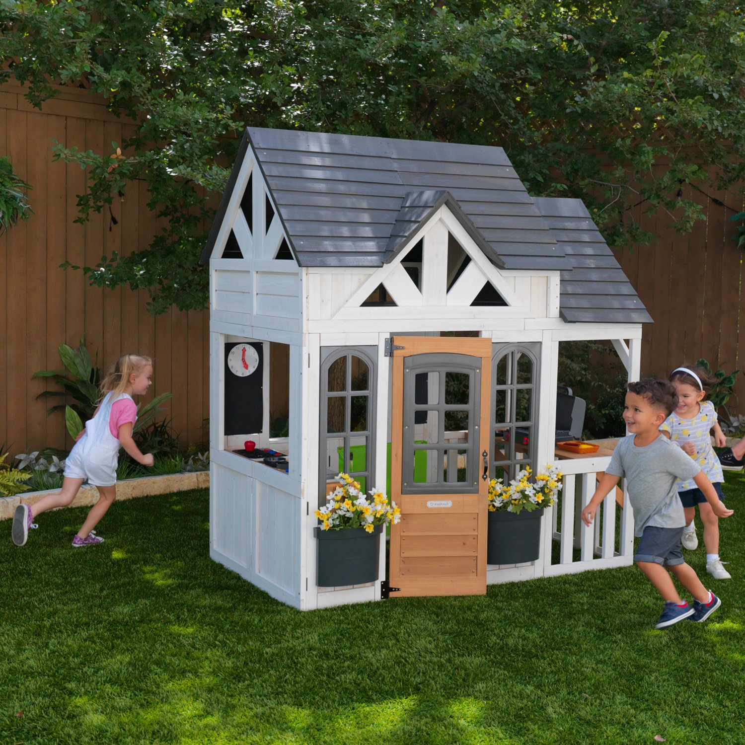 KidKraft Lantana Lane Outdoor Wooden Playhouse - view number 3