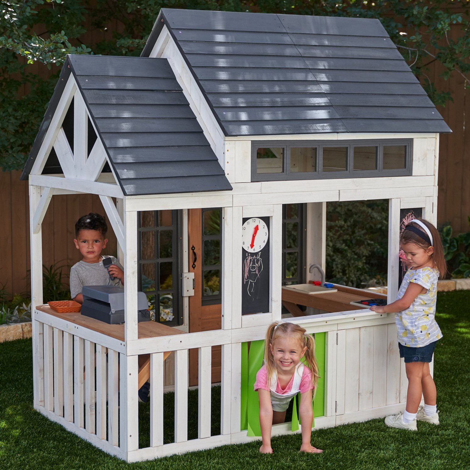 KidKraft Lantana Lane Outdoor Wooden Playhouse