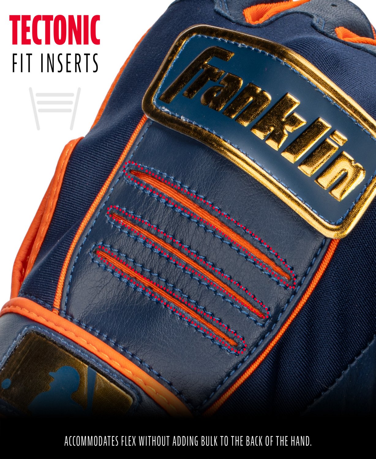 Franklin Youth CFX Pro Chrome Batting Gloves                                                                                     - view number 8