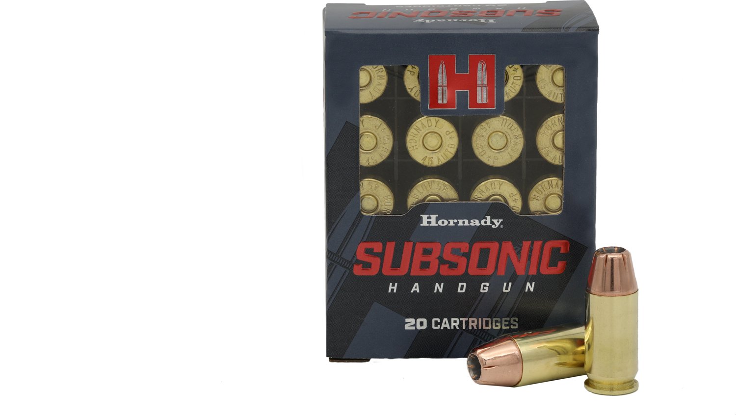 Hornady Subsonic Pistol Ammunition - 25 Rounds