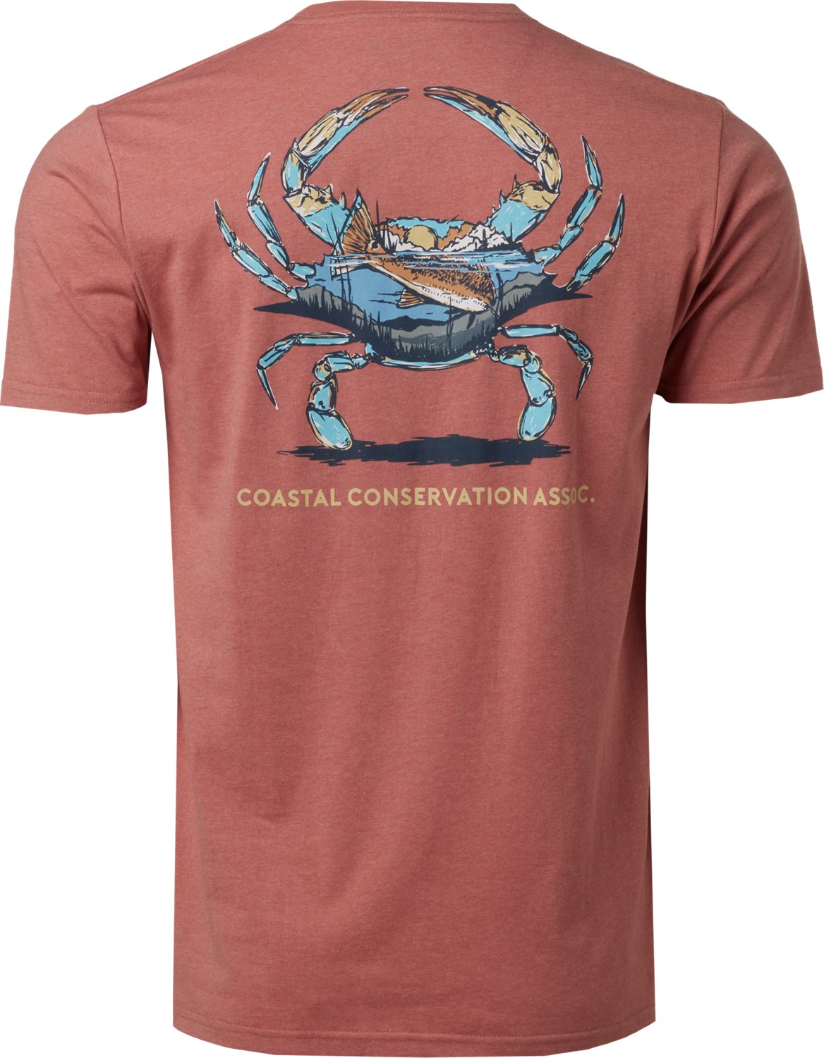 Coastal Conservation Association (CCA) Men's Blue Crab Swim Short Sleeve T-shirt
