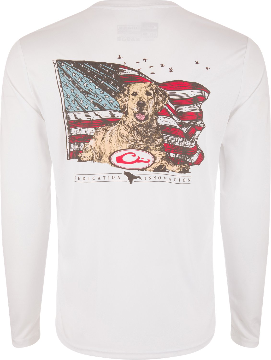 Drake Men's Icon Americana Long Sleeve Graphic T-shirt - view number 4