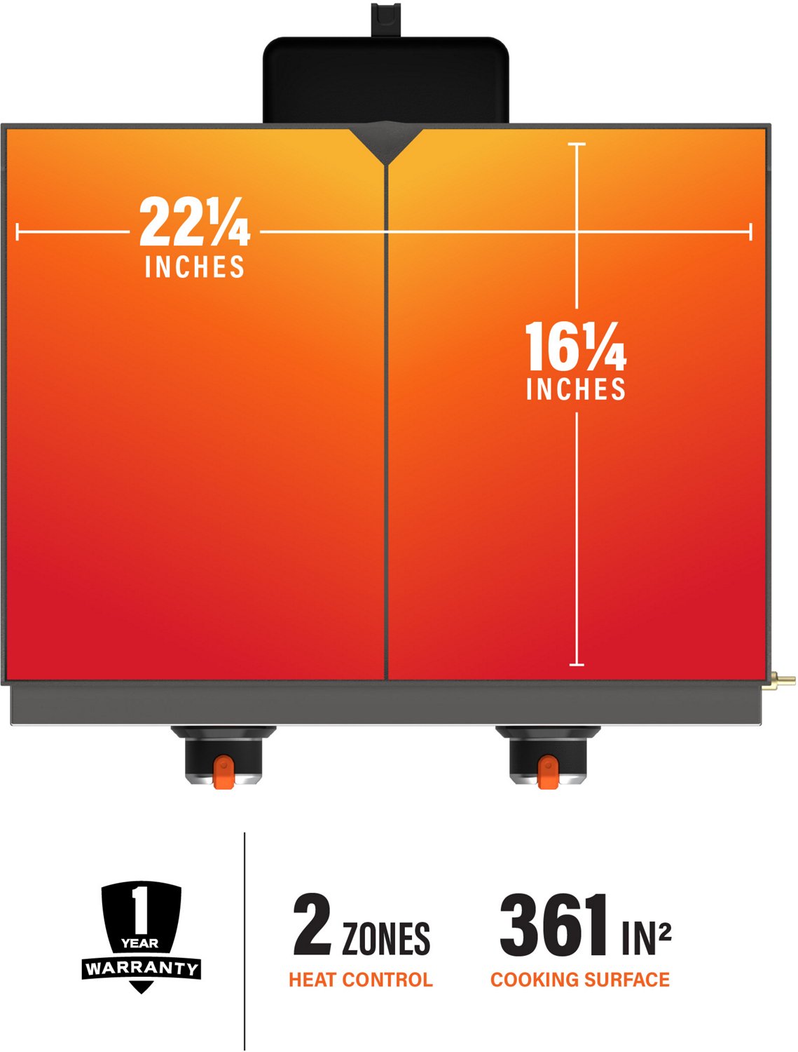 Blackstone Original 22 in Tabletop Griddle - view number 3