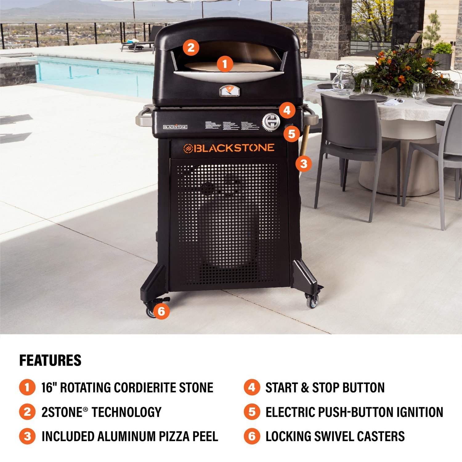 Blackstone Pizza Oven with Mobile Cart - view number 8