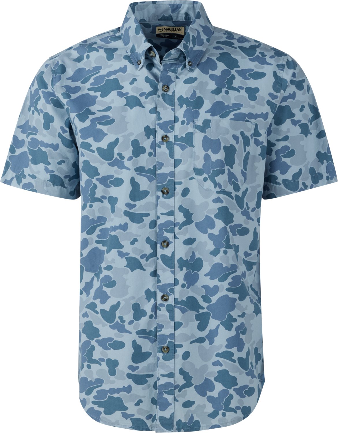 Magellan Outdoors Men's Summerville Print Short Sleeve Shirt - view number 3