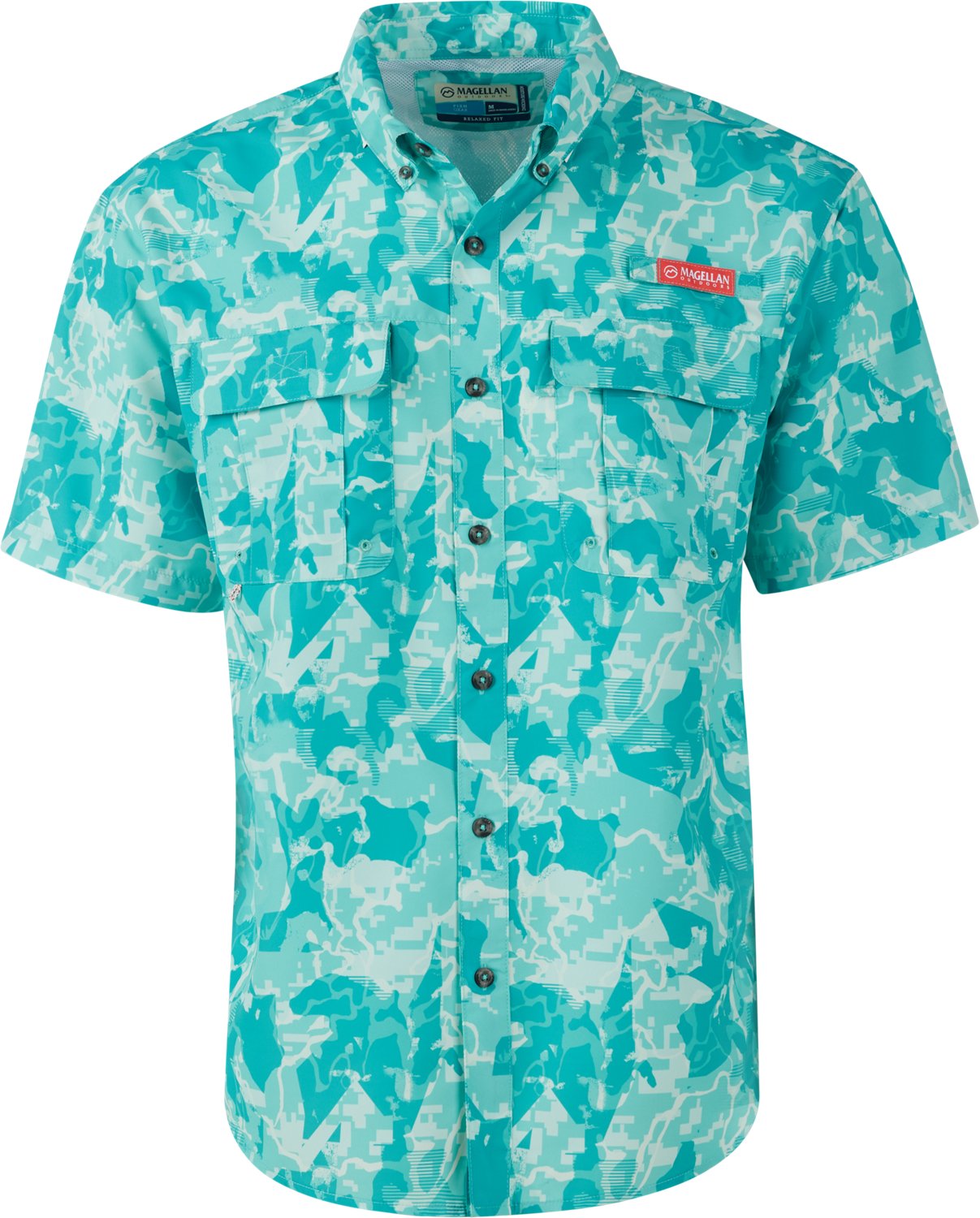 Magellan Outdoors Men's Laguna Madre Coastal Conservation Association Artist Series Short Sleeve Fishing Shirt                   - view number 1