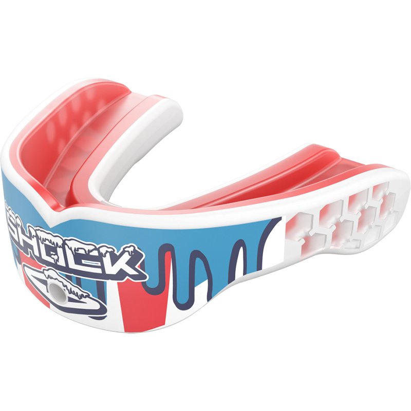 Shock Doctor Adults’ Kool-Aid Gel Max Power Mouthguard Red/White - Football Equipment at Academy Sports